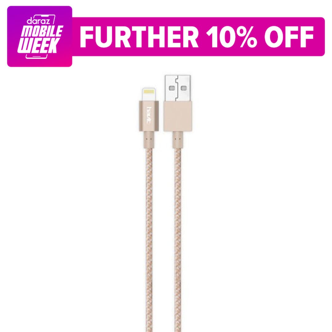 Havit Orginal Nylon Woven Lightning Cable Compatible with i phone i pad