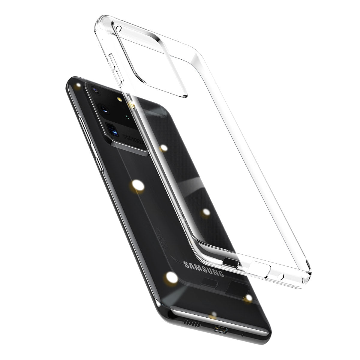 Samsung Galaxy S20 Ultra Transparent Case Shockproof Silicone Clear Casing Airbag