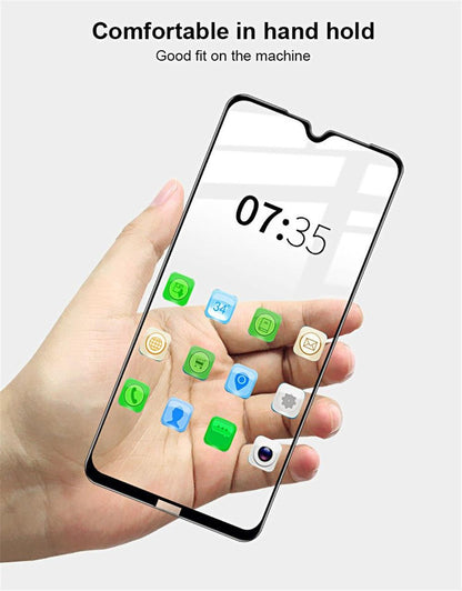2 IN 1  Premium Quality Tempered Glass Film for Xiaomi Redmi 8 / 8A - Black