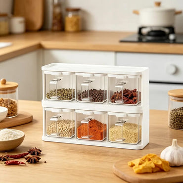6 Pcs Set of Spices Organizer