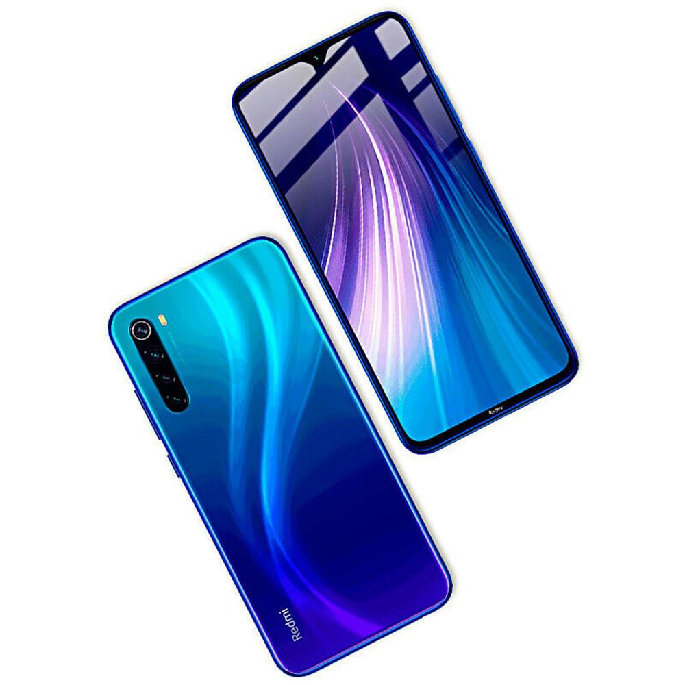 2PCS Premium Quality Tempered Glass Film for Xiaomi Redmi Note 8  - Black