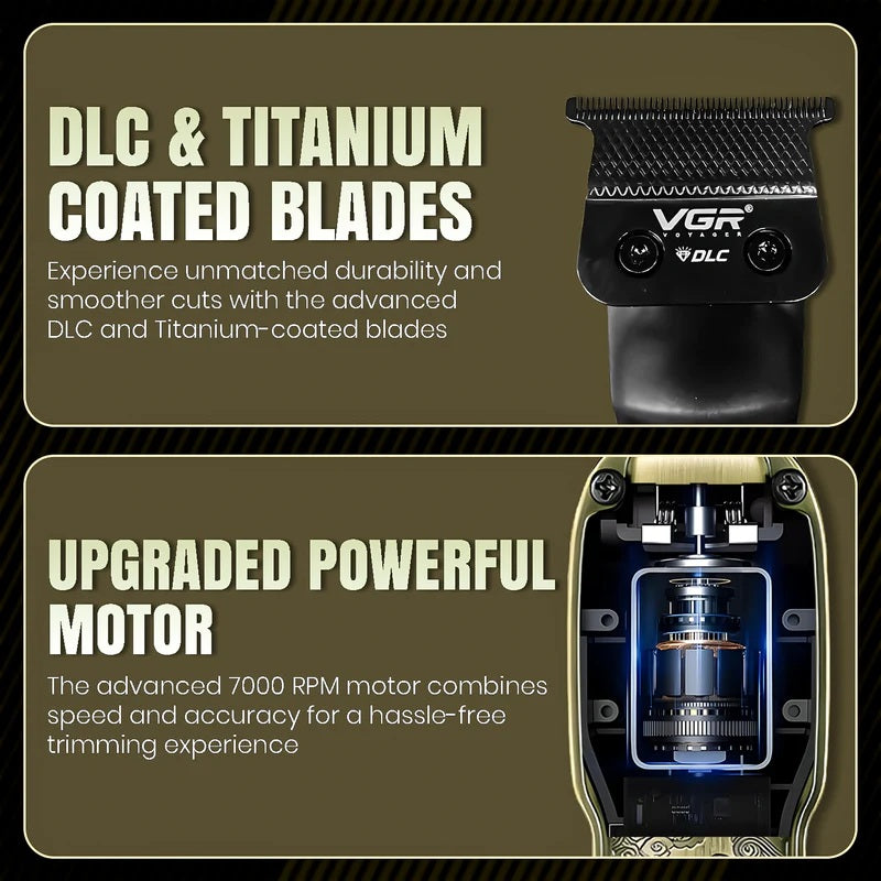 VGR V-954 Professional Cordless Hair Trimmer For Men