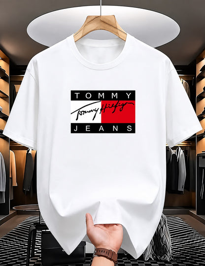 Tommy Hilfiger Men's Oversized Printerd T-Shirt