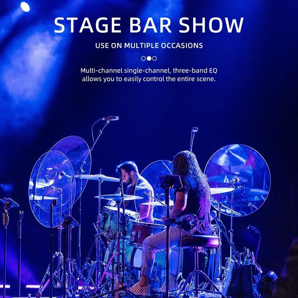 7 channel mixer F7 Bluetooth USB reverb Home F4 KTV stage performance live network song karaoke 4 channel mixing sound table