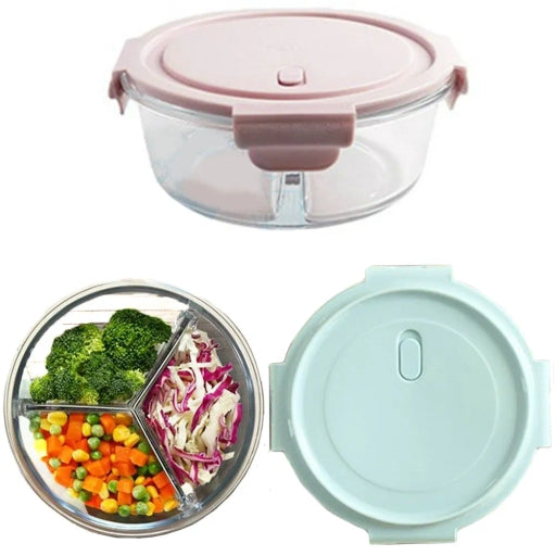 950Ml 3-Compartment Microwave-Safe Lunch Box