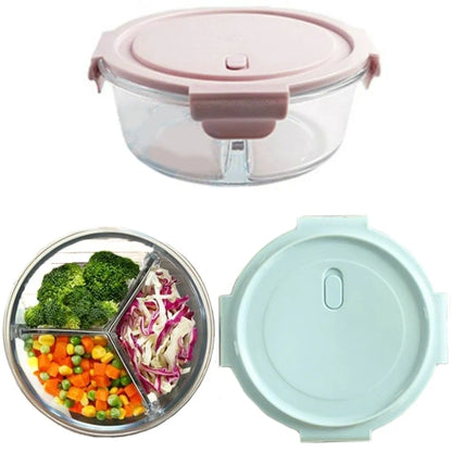 950Ml 3-Compartment Microwave-Safe Lunch Box