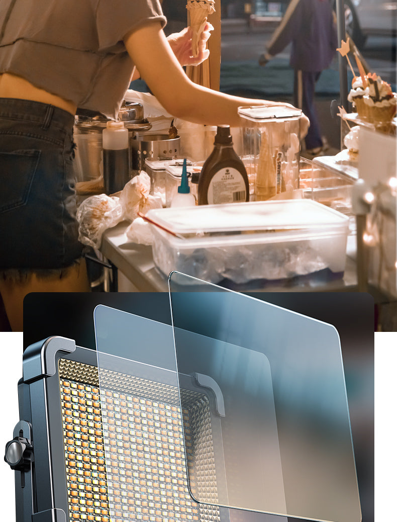 RTAKO AR-GTB600T Multi-Function Charging Panel Light For Studio Lighting