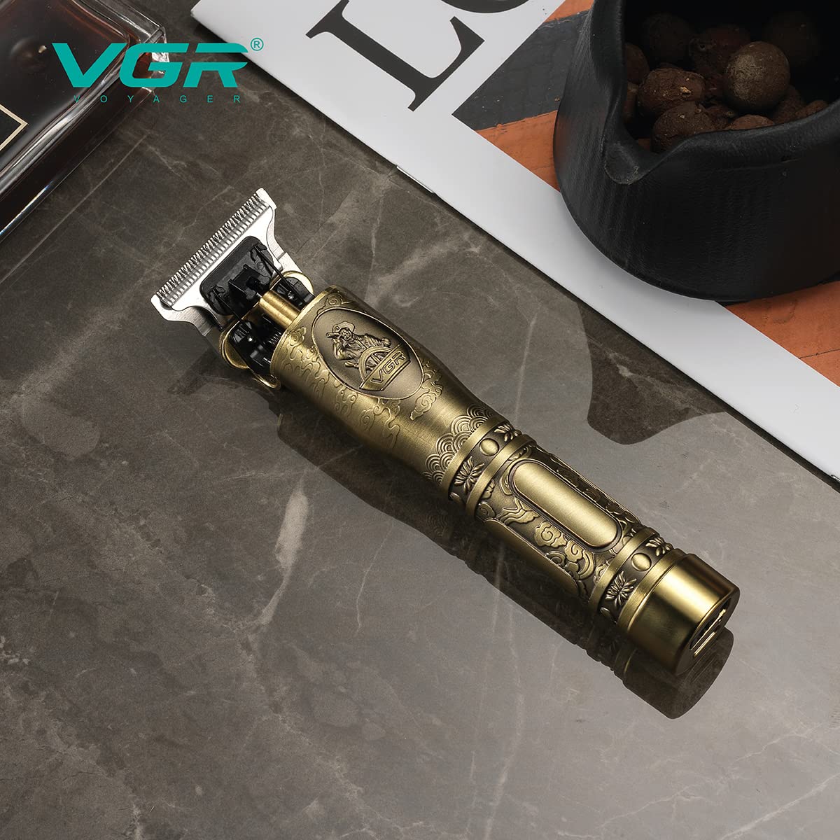 VGR V-081 Professional Rechargeable cordless Hair Clipper with Stainless steel Blades