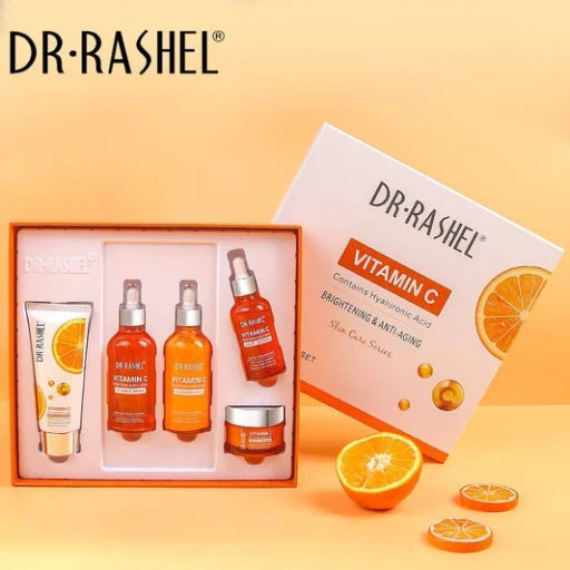 Vitamin C Brightening & Anti Aging Skin Care Series 5 Piece Set