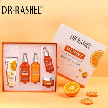 Vitamin C Brightening & Anti Aging Skin Care Series 5 Piece Set