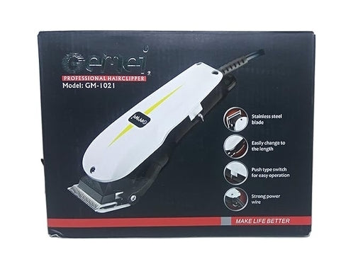 Geemy GM 1021 Professional Hair Trimmer Clipper Smooth and Powerful Grooming Experience