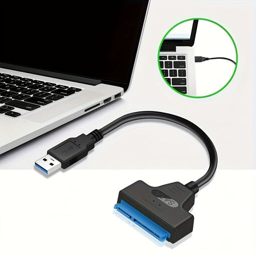 USB 3.0 to SATA 3.0 22-Pin Adapter Cable – 5Gbps for 2.5" SSD/HDD