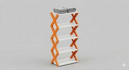 5-Layer Shoe Shelf Organizer: Compact Multi-Layer Shoe Stand & Chappal Cabinet for Home
