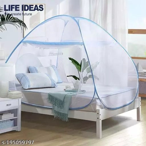 Foldable Mosquito Net, 6X5ft Bed Canopy Tent with Bottom Layer