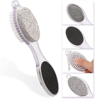 1PC 4-Sided Foot File & Pumice Stone Dead Skin Remover Pedicure Grinding Tool – Random Color