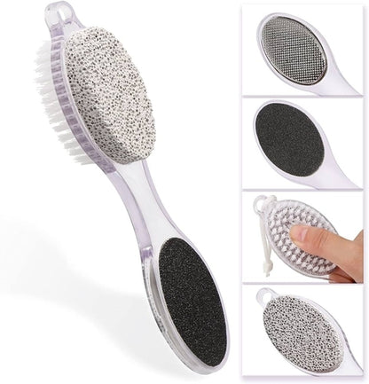 1PC 4-Sided Foot File & Pumice Stone Dead Skin Remover Pedicure Grinding Tool – Random Color