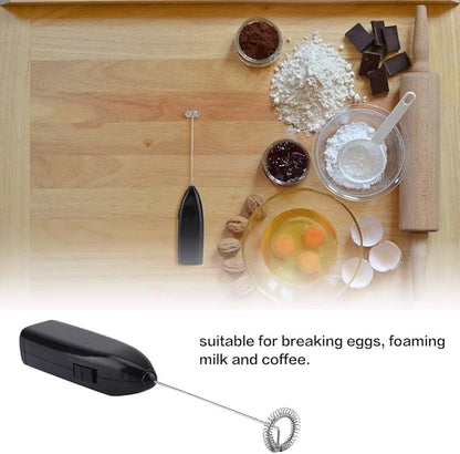 Modern mini portable automatic battery power egg coffee whisk beater hand held electric mixer Milk Frother Handheld Automatic Milk Foam Maker Hand Frother for Coffee Hot Chocolate Mini Drink Mixer Coffee Mixer