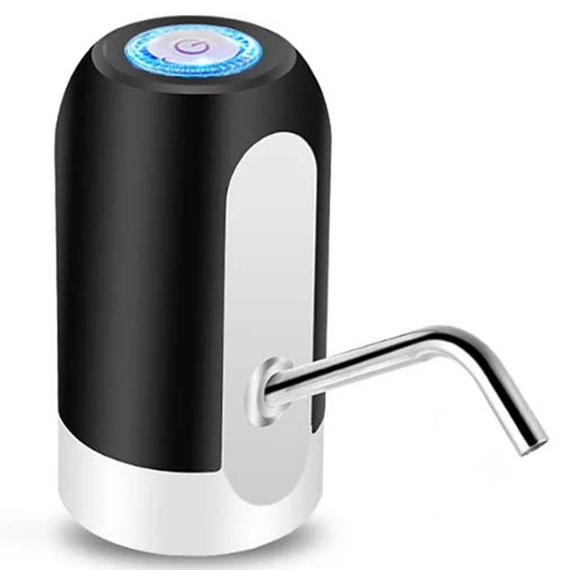 Portable Water Pump Rechargeable Electric Water Dispenser, with USB Cable for 19L and 5L Water Bottle Water Pump Automatic Touch Electric Rechargeable Dispenser