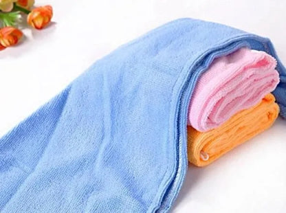 Twist Dry Shower Microfiber Hair Wrap Towel Drying Bath Spa Head Cap Hat