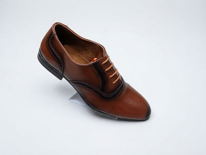Stylish Men’s Formal Shoe in a Rich Brown Leather Finish
