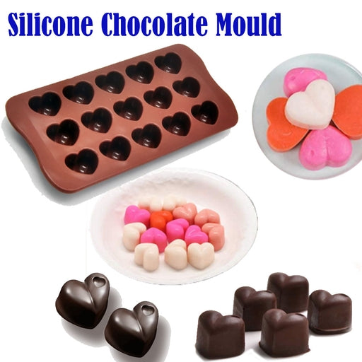 Chocolate Mould Heart Design, Silicone ,Cake Decorating Tools Baking Accessories