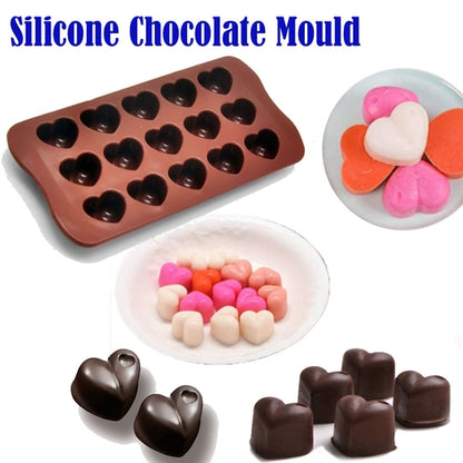 Chocolate Mould Heart Design, Silicone ,Cake Decorating Tools Baking Accessories