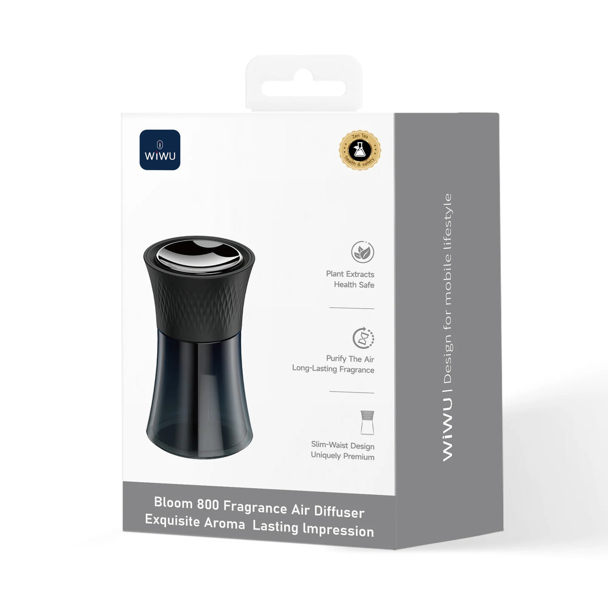 WIWU Wi-Ai800 Bloom 800 Fragrance Air Diffuser 100ml - Exquisite Aroma Lasting impress car perfume Car Air Freshener