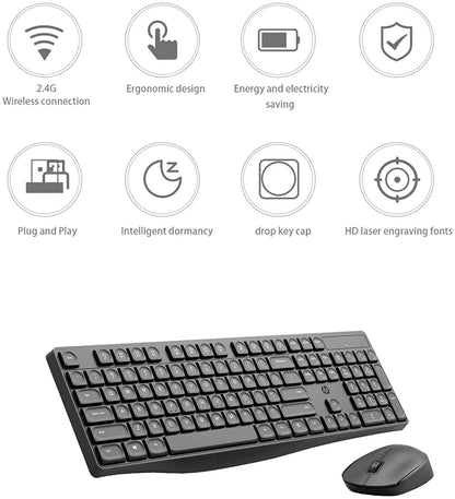 HP CS10 Wireless Keyboard Mouse Combo For Office use & Gamers