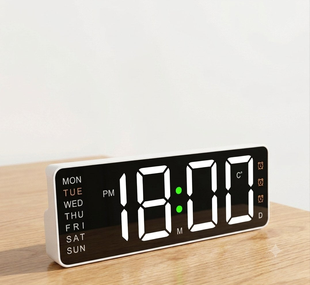 Digital Alarm Clock Led Wall-Mounted Digital Wall Clock