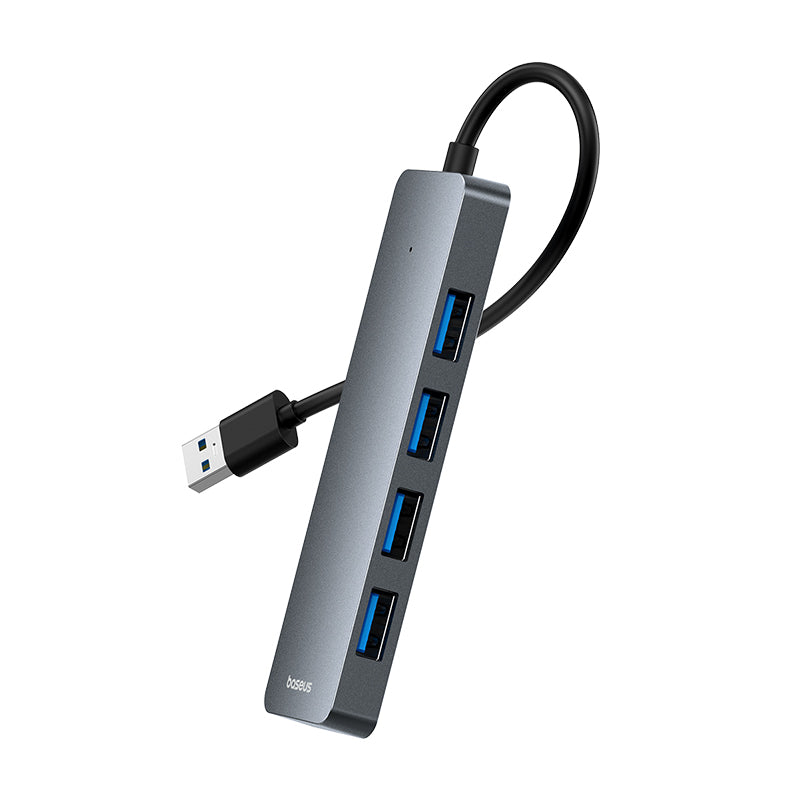 Baseus 4-Port HUB UltraJoy Series Lite- 15cm Space Grey USB-A to USB3.0 x 4