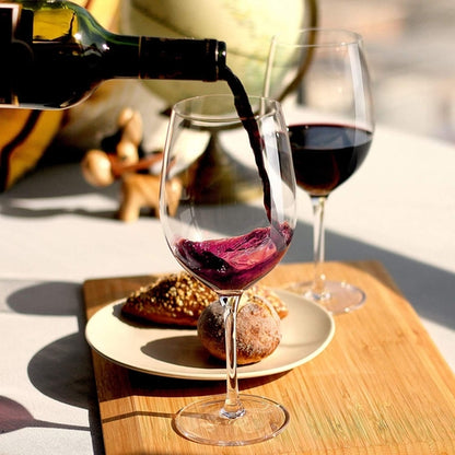 6 Pcs Wine Glasses Set Crystal Clear Premium Glasses - 330ML