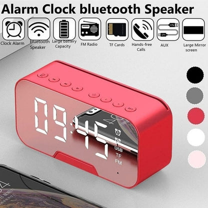 G10/Q5 ALL in 1 Portable Bluetooth Alarm Clock FM Radio Speaker/Super Bass Stereo Speakers
