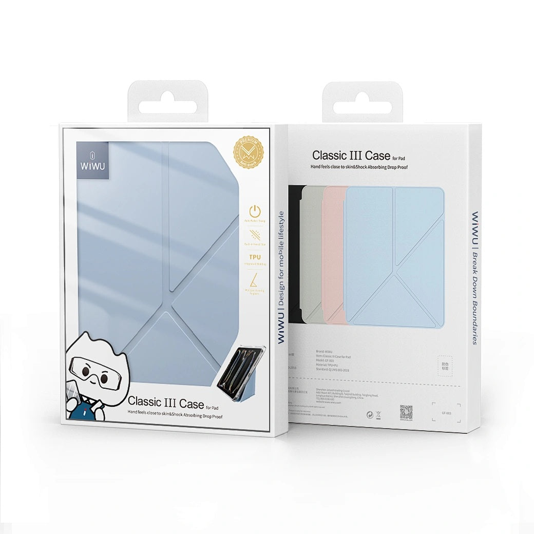 WiWU Classic III Case for iPad A16 2025 - Full Protection Tablet Case - GF-003