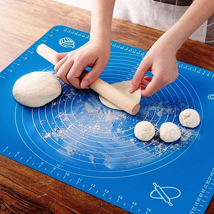 Non-Stick Silicon Rolling Baking Sheet Mat with Measurements [.30*40]