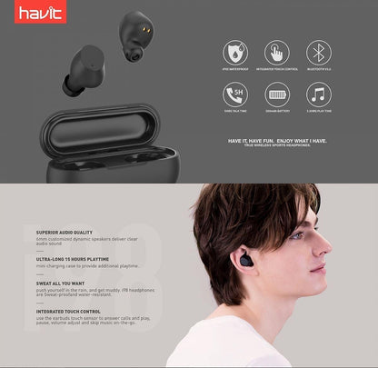 Havit I98 True Wireless Stereo Earbuds
