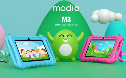 Modio M3 Kids Tablet 7-Inch High-Definition Display