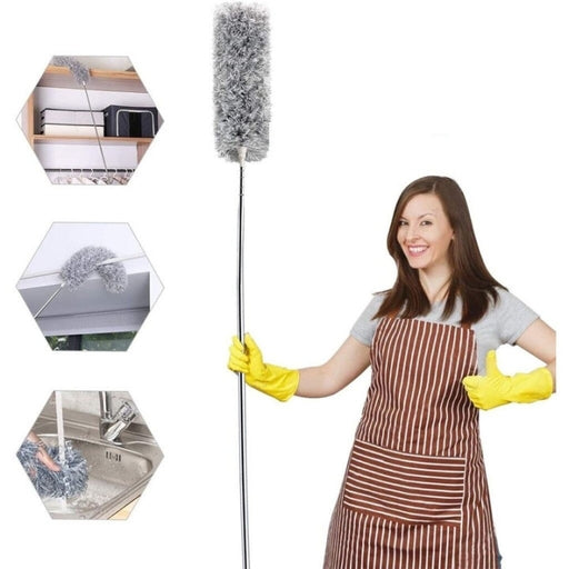 Adjustable Telescopic Microfiber Duster for Home, Car & Furniture Cleaning