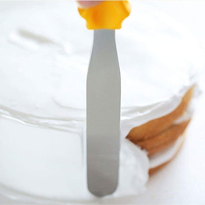 3Pcs Set Stainless Steel Cream Spatula Cake Scraper Smoother