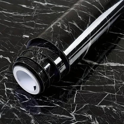 60Cm X 5M/60cm X 2M Marble Kitchen Oil-Proof Film Stove Waterproof Self-Adhesive Wallpaper