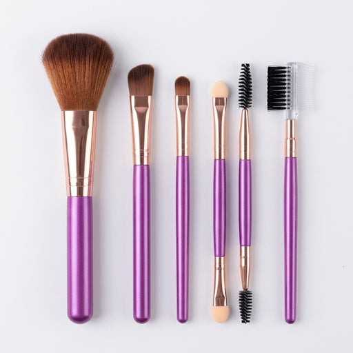 5 Pcs Set of Makeup Brush Kit, Feather Fashion Brush Set, Beauty Makeup Set
