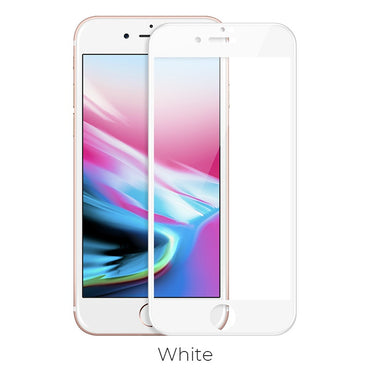 White HD Full Glue Full Tempered Glass For IP 6 / 6s / 6Plus / 6s Plus / 7 / 7Plus / 8 / 8 Plus / SE / 5 / 5S / 5C