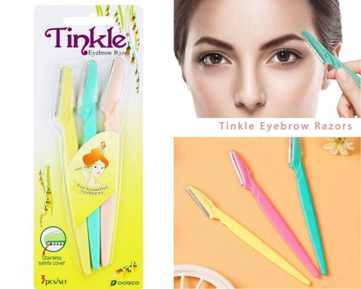 Pack of 3 Eyebrow Razors Face Razors