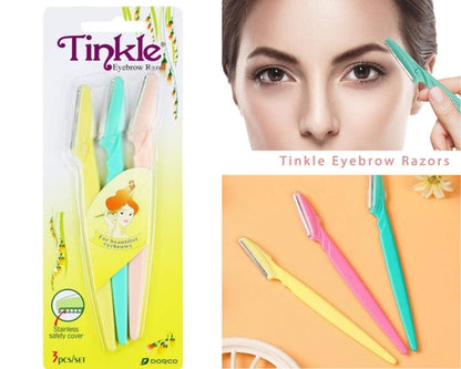 Pack of 3 Eyebrow Razors Face Razors