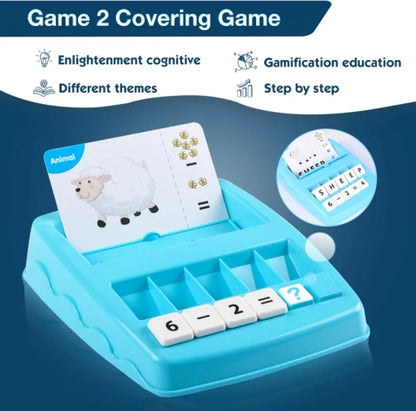 Educational Game -2in1, Matching Letters and Arithmetic, Reading Spelling, Word Objects