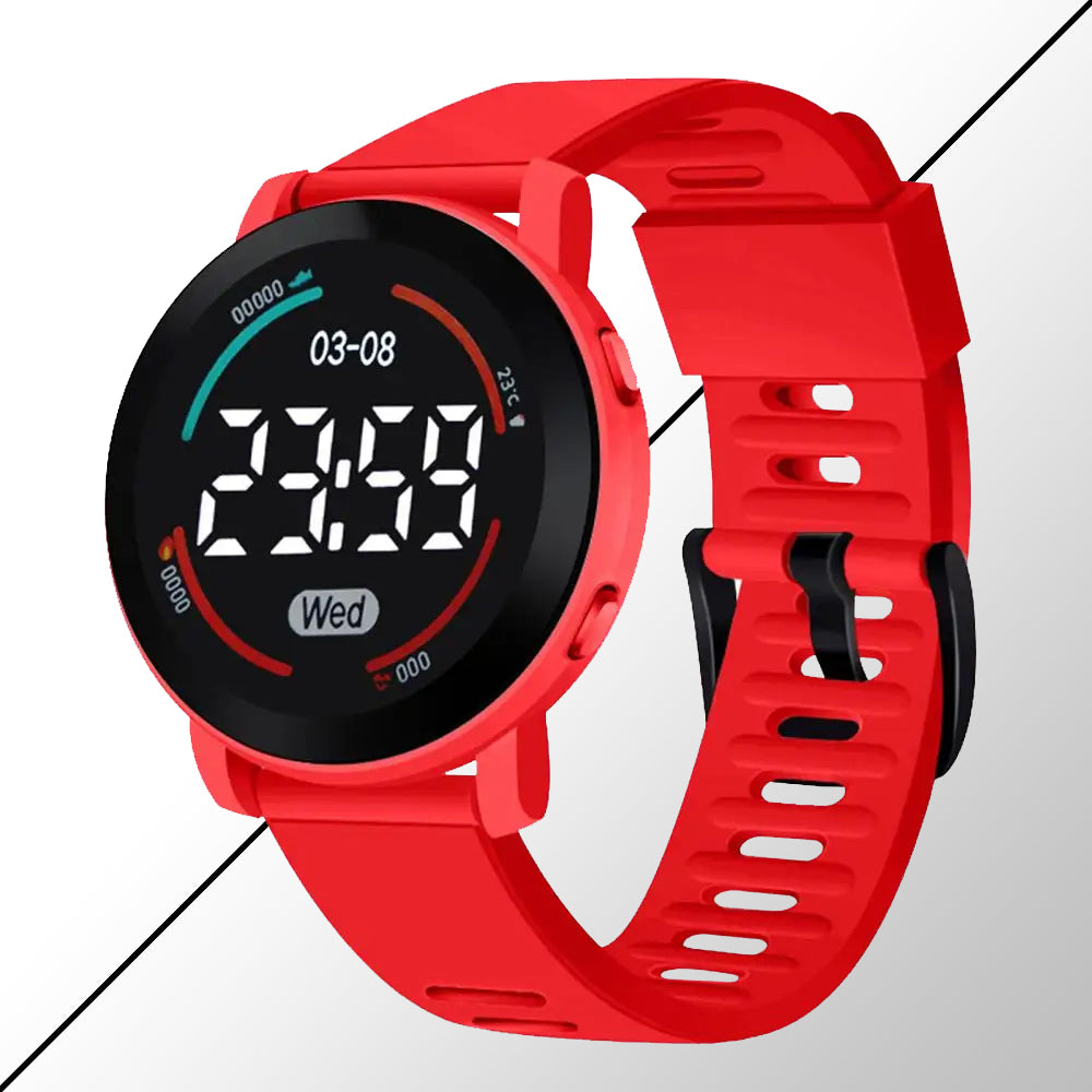 Unisex LED Digital Silicone Band Sports Belt Watch for Smart Men Boys Gents Ladies Unisex LED Watches