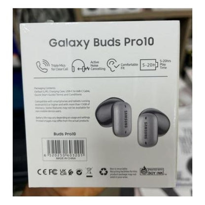Samsung Galaxy Buds Pro 10 Wireless Earbuds with ANC Noise Cancellation – Black