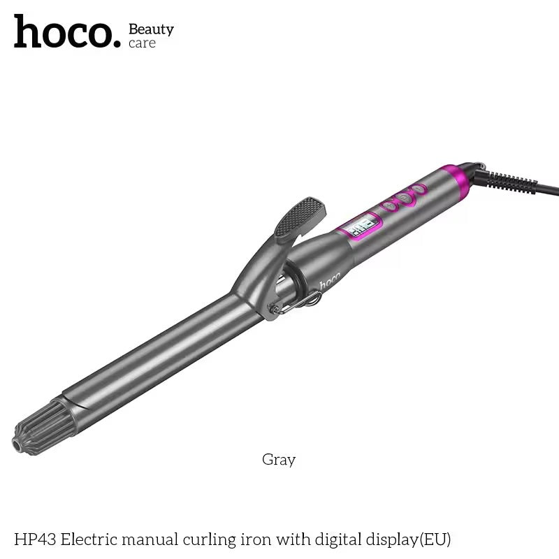 Hoco HP43 Electric Manual Curling Iron with Digital Display 50W