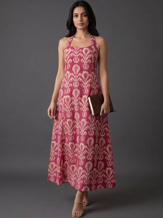 Classic Cotton a-Line Maxi Dress