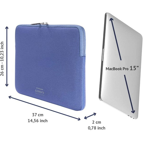 Tucano Element Sleeve for 15" MacBook Pro & MacBook PRO 15' with Retina Display