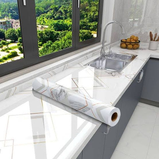 Self Adhesive Marble Wall Sticker 60X5m